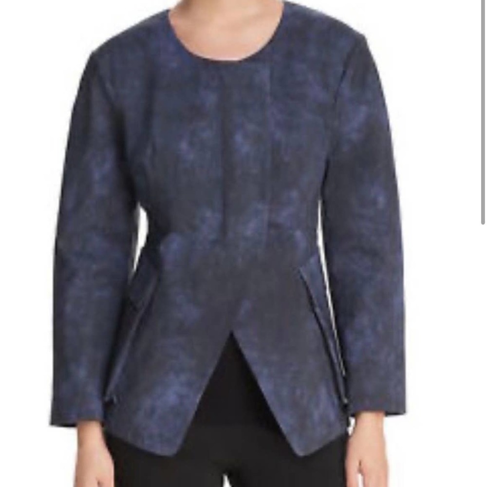 DONNA KARAN | New York Asymmetrical Structured Blazer Size 2 A90